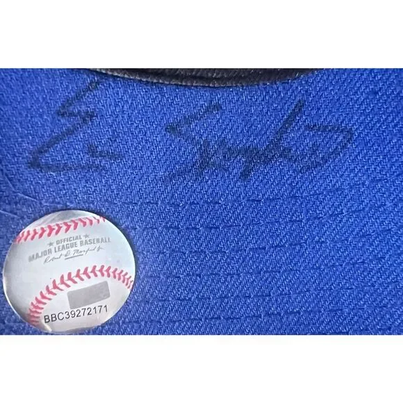 Kansas City Royals SIGNED By Eric Skoglund New Era 9FORTY Adjustable Hat MINT